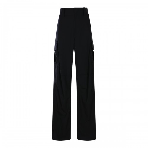 BLACK WOOL PANTS