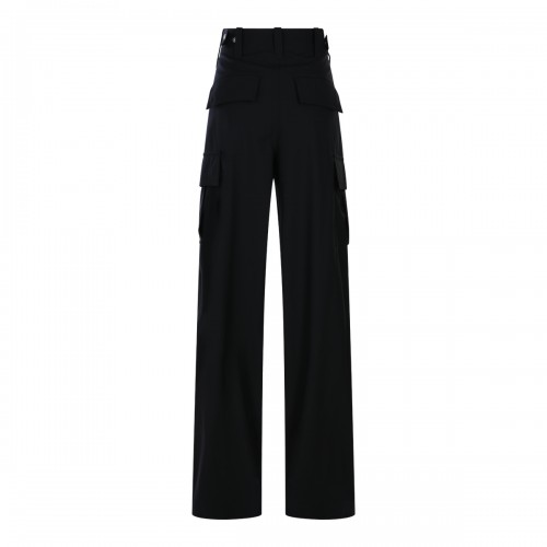 BLACK WOOL PANTS 2