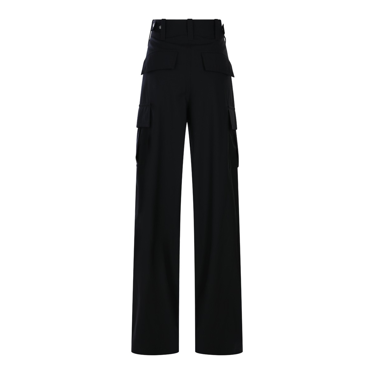 BLACK WOOL PANTS