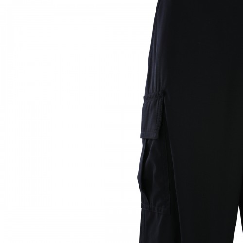 BLACK WOOL PANTS