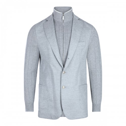 GREY WOOL BLAZER