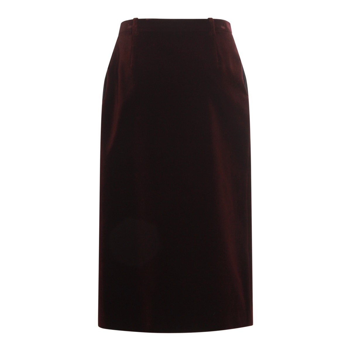 DARK RED COTTON SKIRT