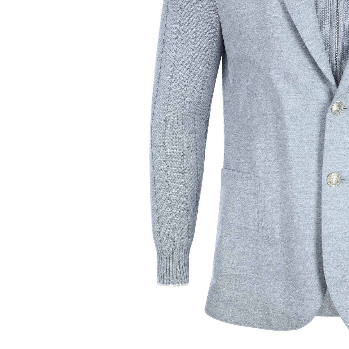 GREY WOOL BLAZER