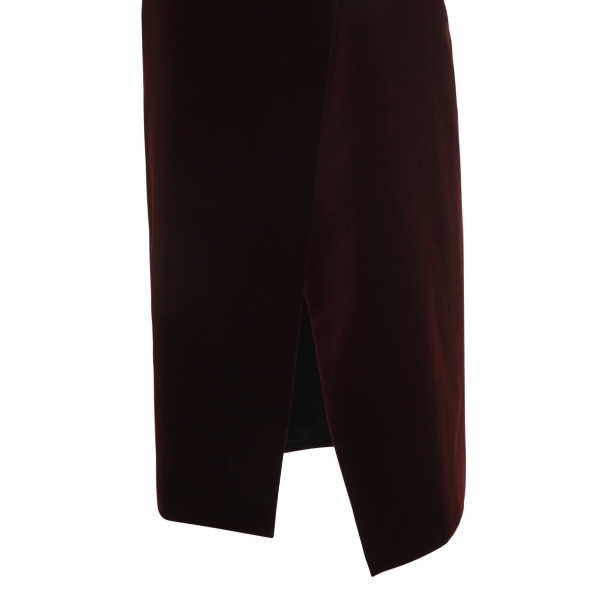 DARK RED COTTON SKIRT