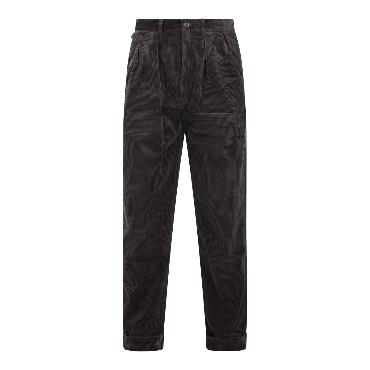 DARK BROWN COTTON PANTS