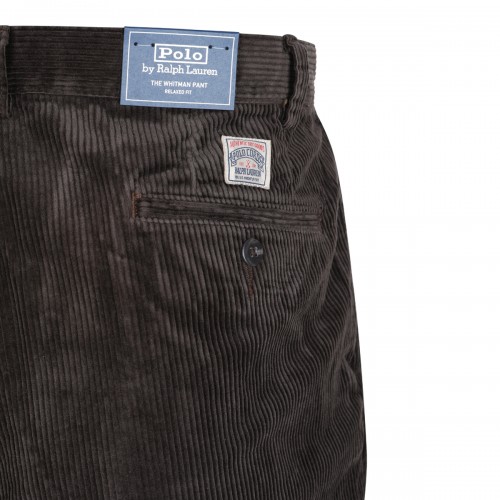 DARK BROWN COTTON PANTS