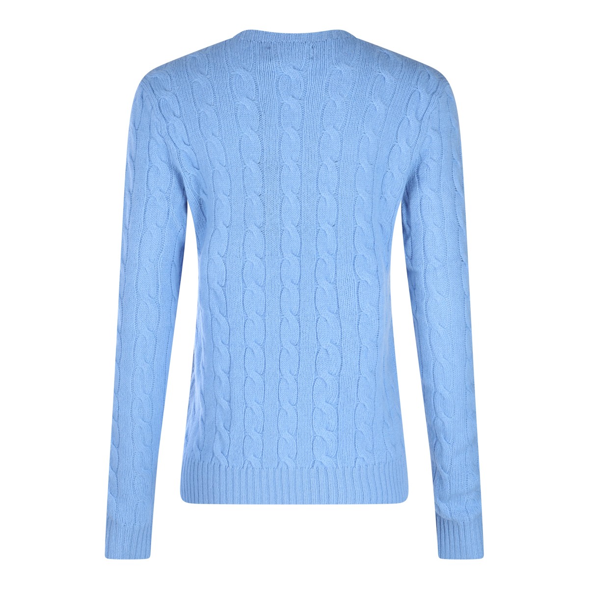 BLUE WOOL KNITWEAR
