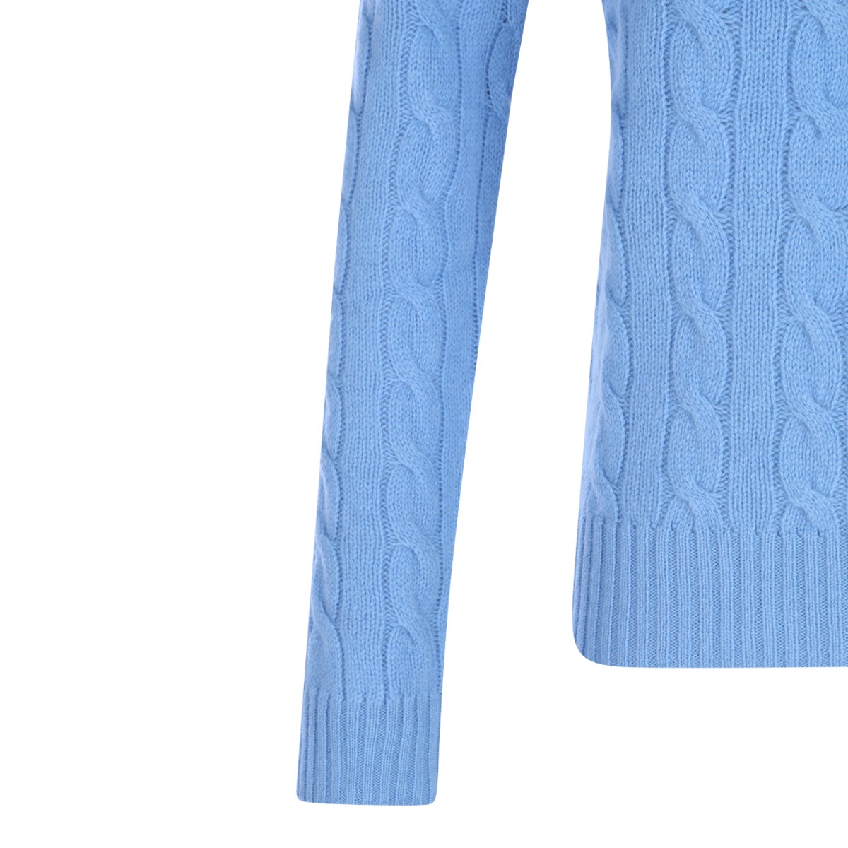 BLUE WOOL KNITWEAR