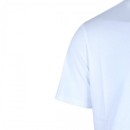 WHITE COTTON T-SHIRT
