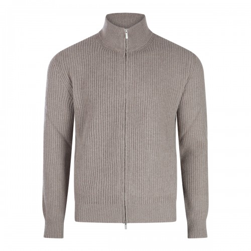 GREY WOOL KNITWEAR