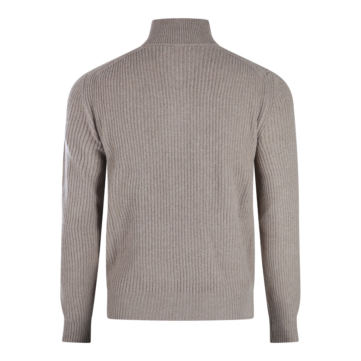 GREY WOOL KNITWEAR