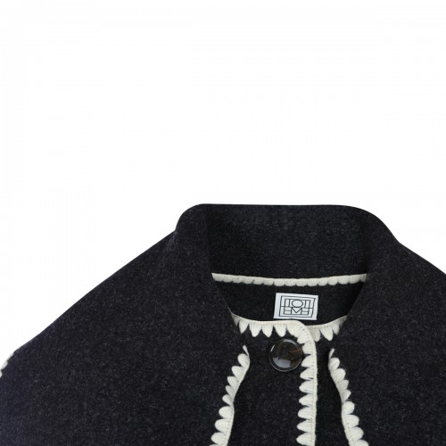 DARK GREY WOOL COAT