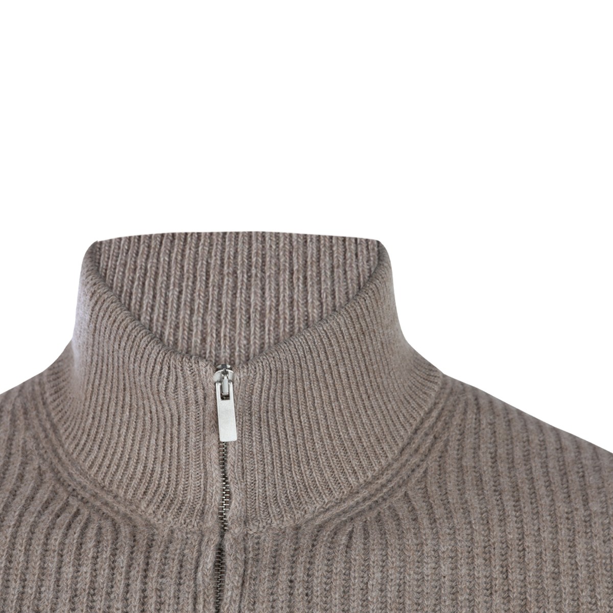 GREY WOOL KNITWEAR