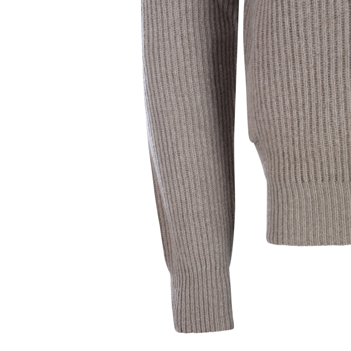 GREY WOOL KNITWEAR
