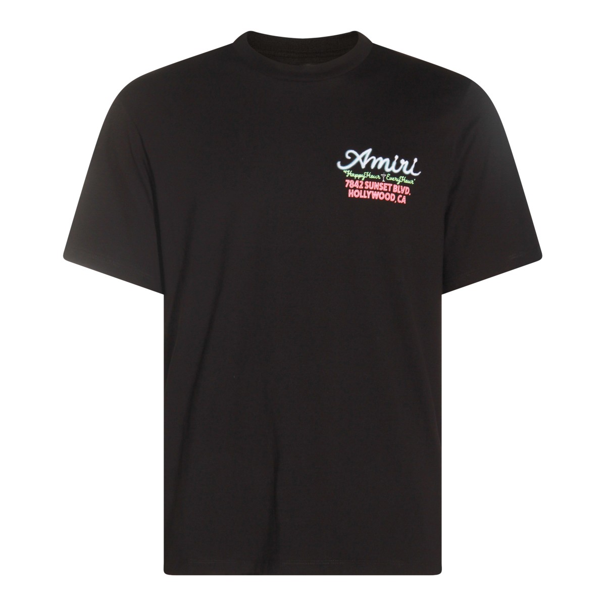 BLACK COTTON T-SHIRT