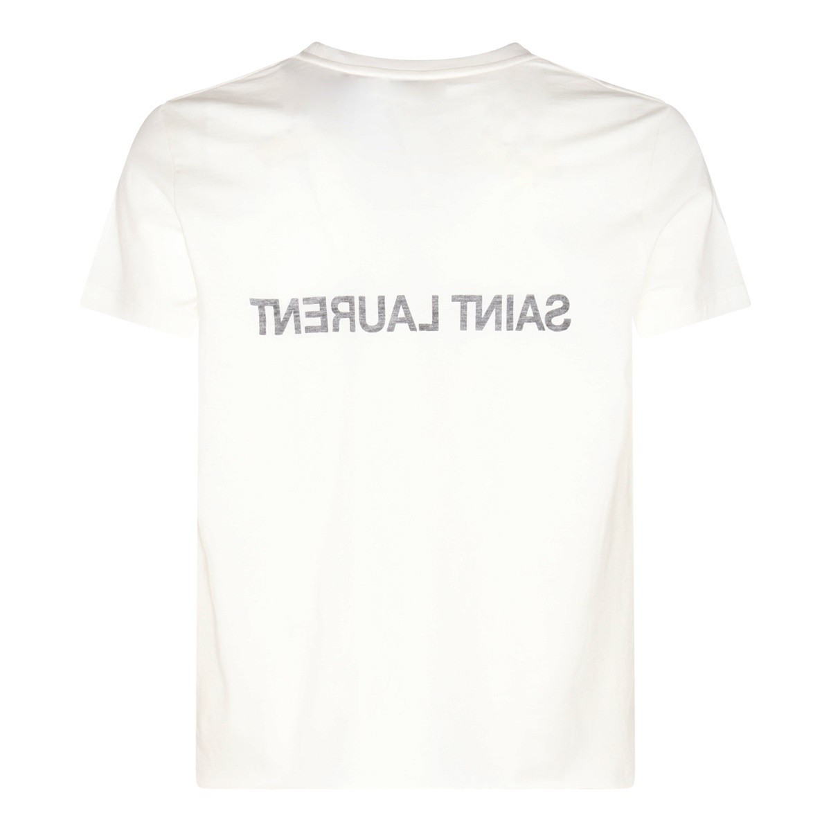 WHITE COTTON T-SHIRT