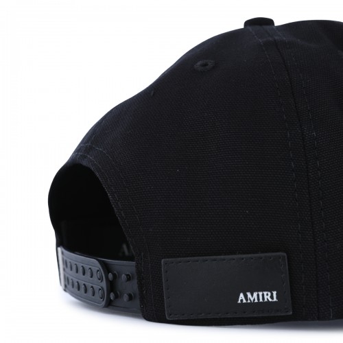 BLACK COTTON BASEBALL CAP