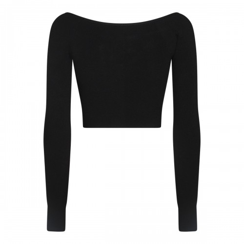 BLACK VISCOSE KNITWEAR 2