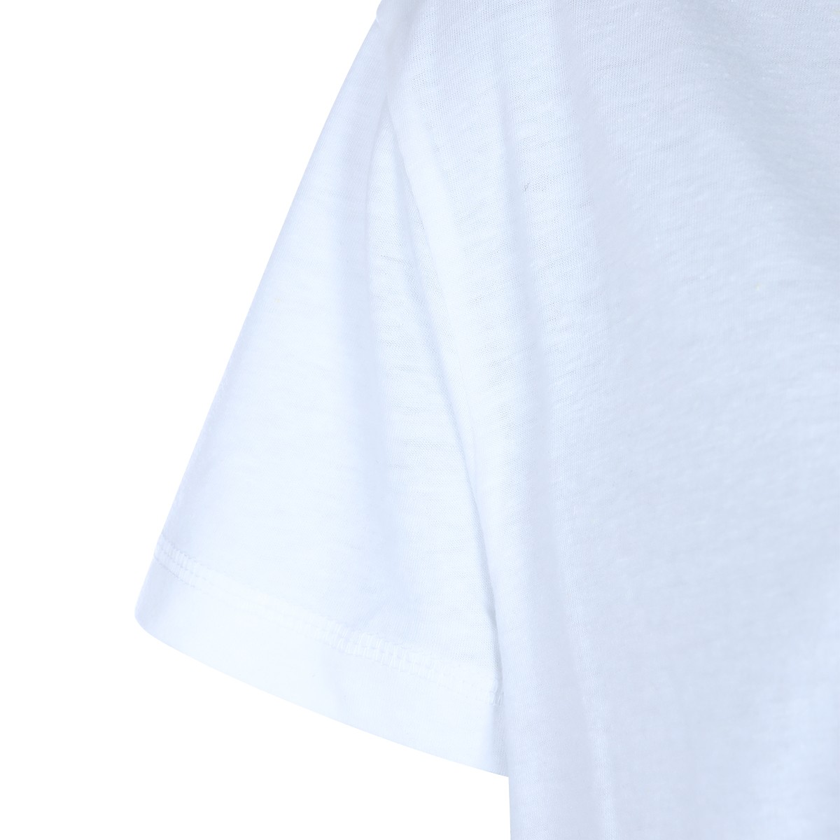 WHITE COTTON T-SHIRT