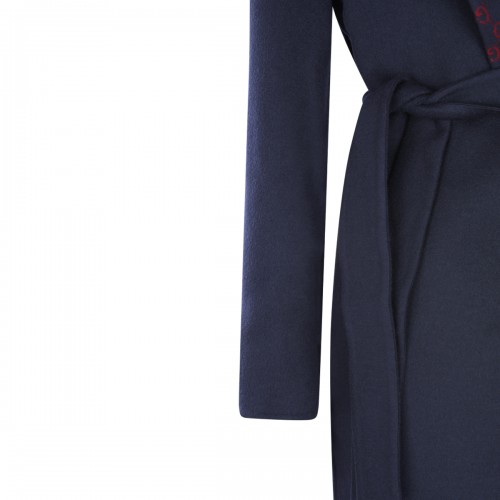 BLUE WOOL COAT