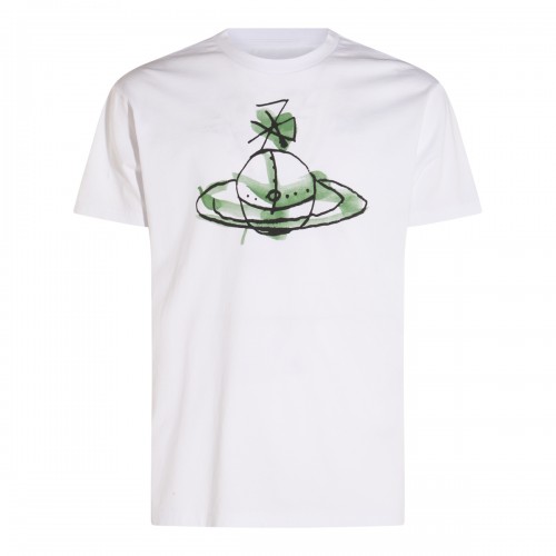 WHITE COTTON T-SHIRT