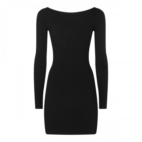 BLACK VISCOSE DRESS 2