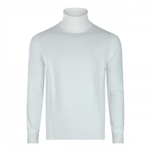 WHITE CASHMERE KNITWEAR