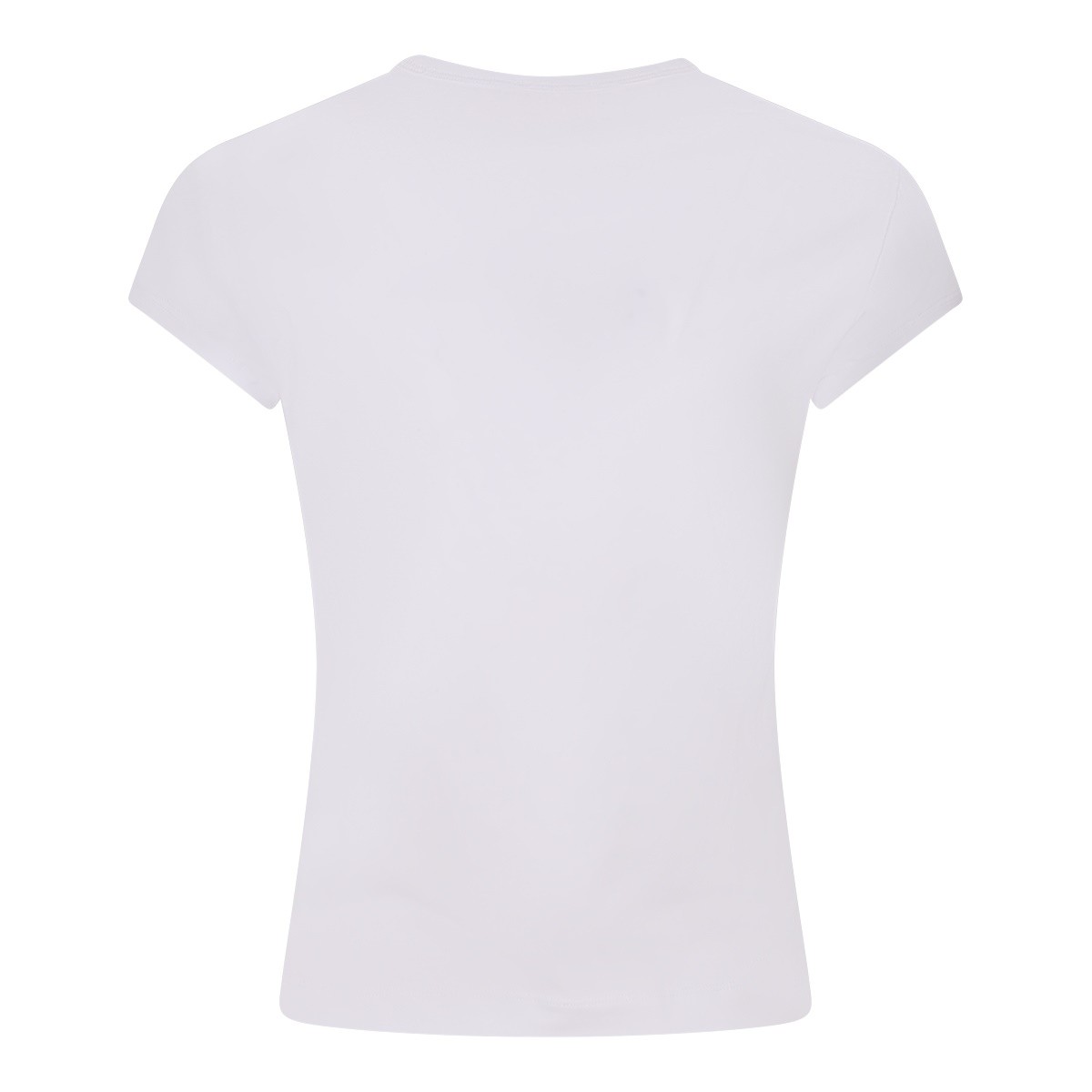 WHITE COTTON T-SHIRT