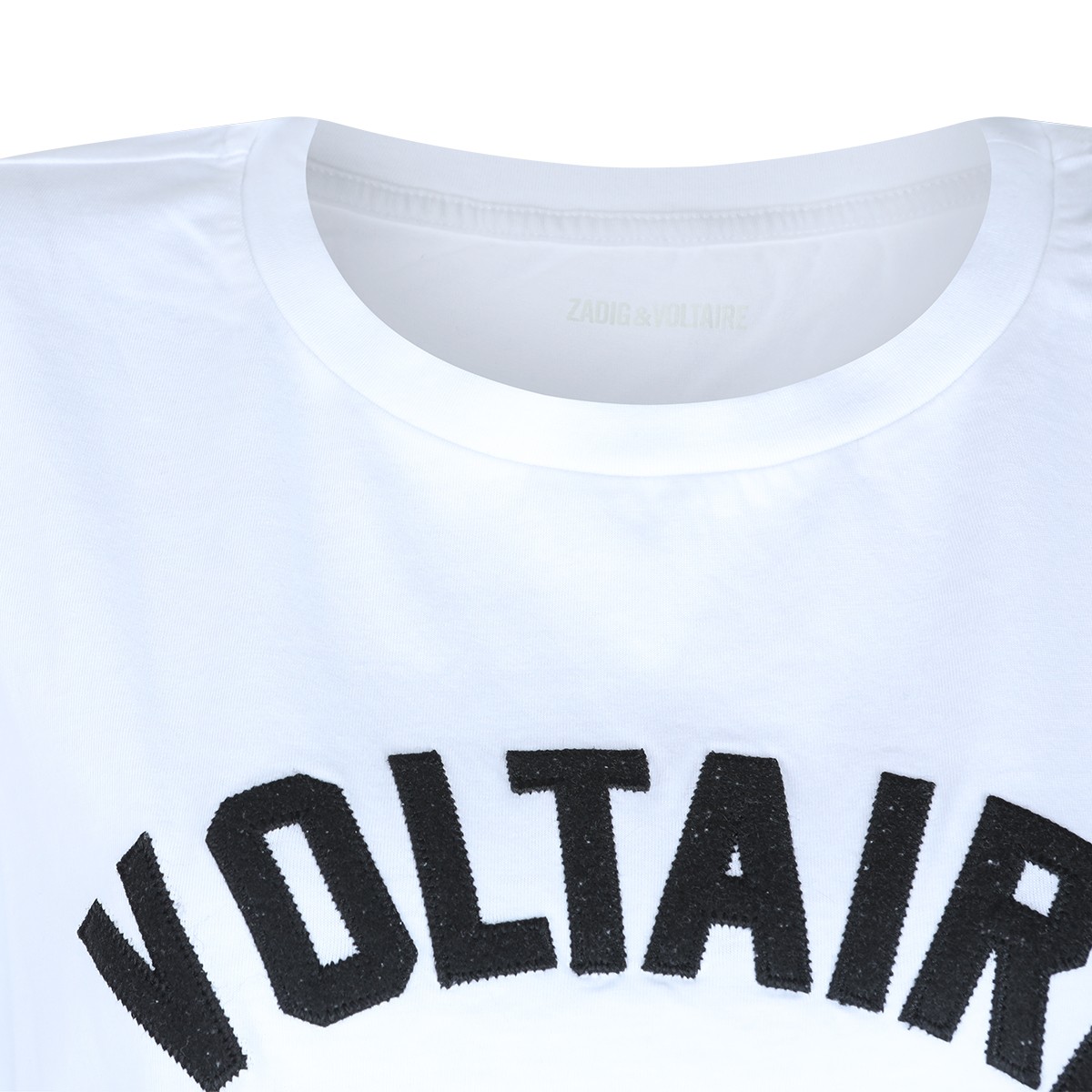 WHITE COTTON T-SHIRT