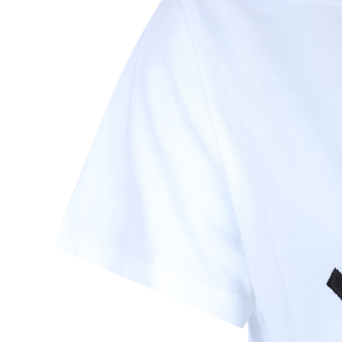 WHITE COTTON T-SHIRT