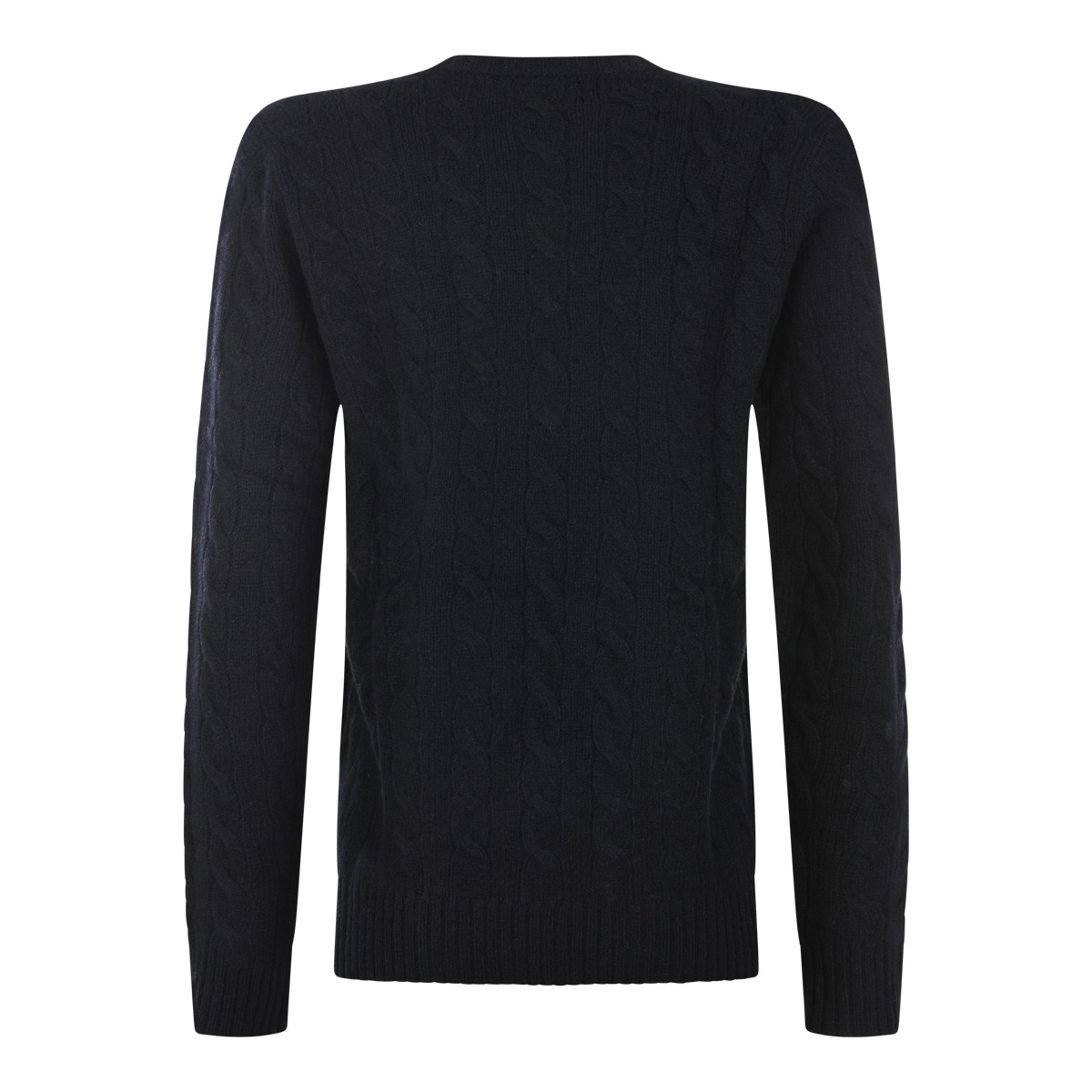 BLACK WOOL KNITWEAR