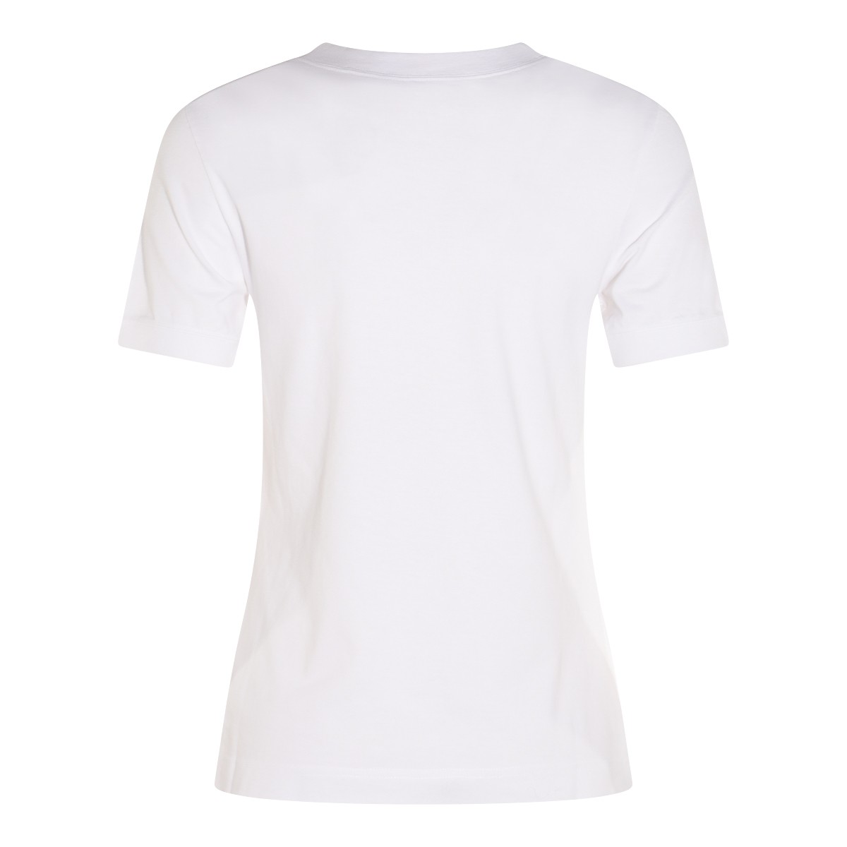 WHITE COTTON T-SHIRT
