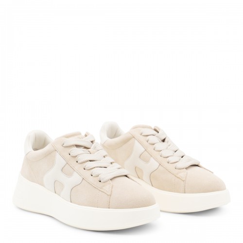 BEIGE LEATHER SNEAKERS 2