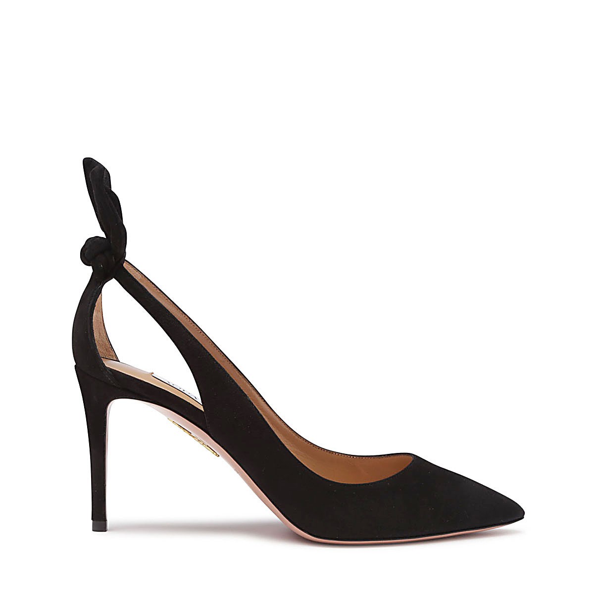 BLACK SUEDE BOW TIE PUMPS BLACK SUEDE BOW TIE PUMPS
