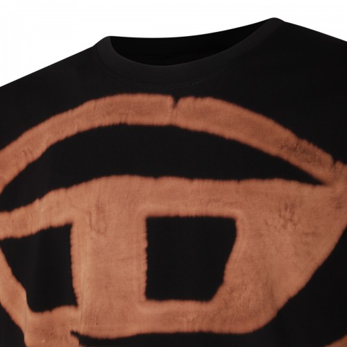 BLACK COTTON T-SHIRT