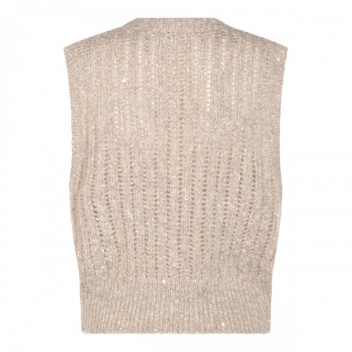 LIGHT BEIGE WOOL KNITWEAR 2