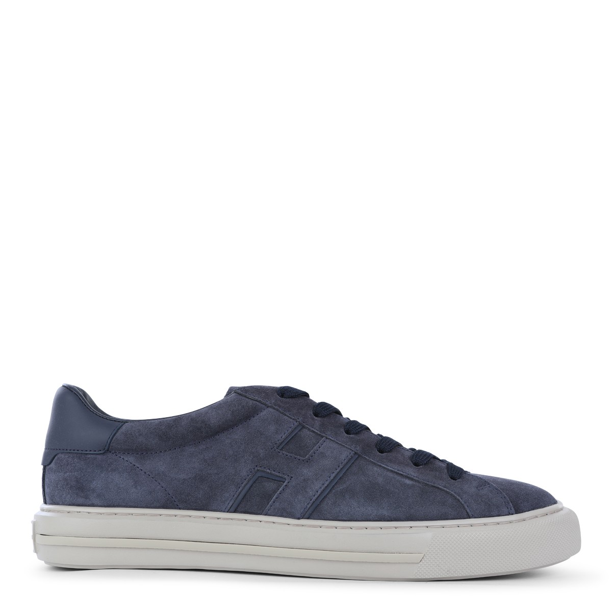 NAVY LEATHER H691 SNEAKERS