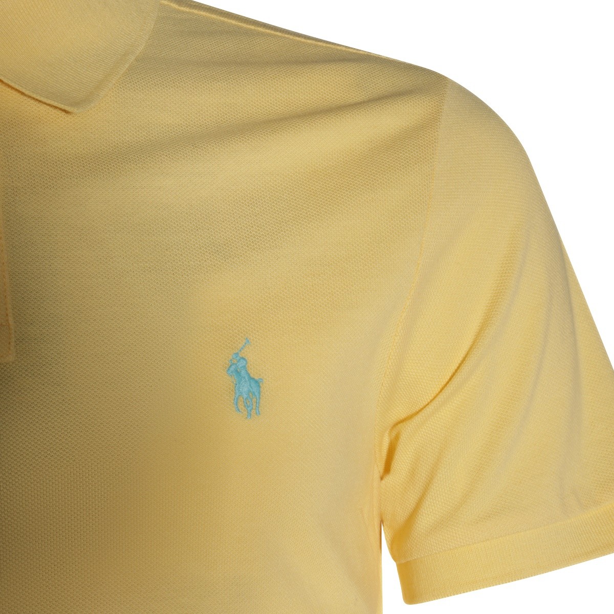 YELLOW COTTON POLO SHIRT