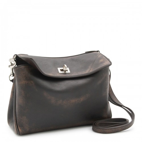 DARK BROWN LEATHER RODEO... 2