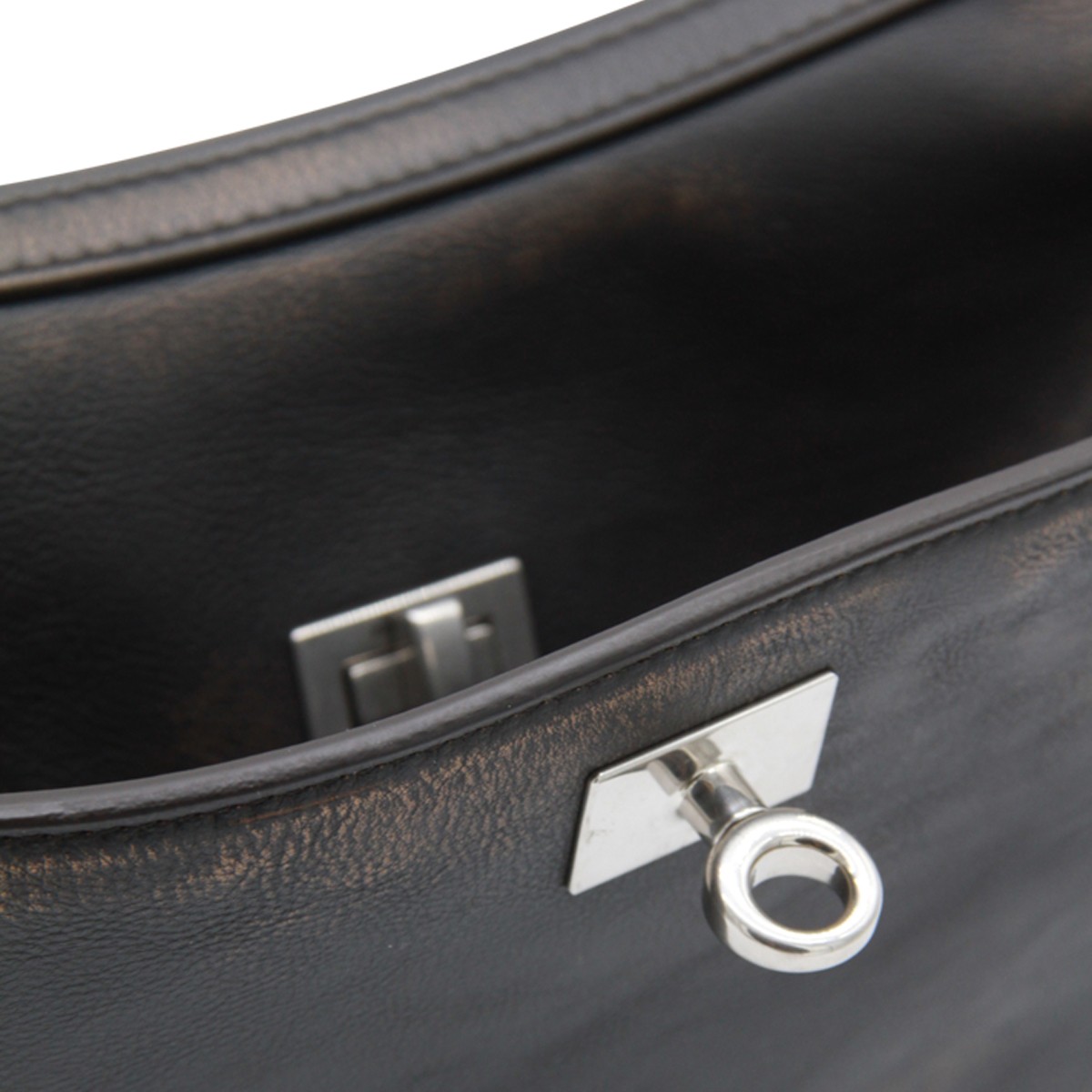 DARK BROWN LEATHER RODEO SMALL...