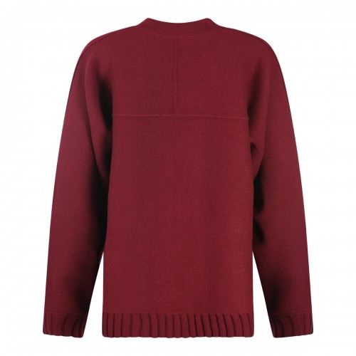 RED ANCORA WOOL KNITWEAR 2