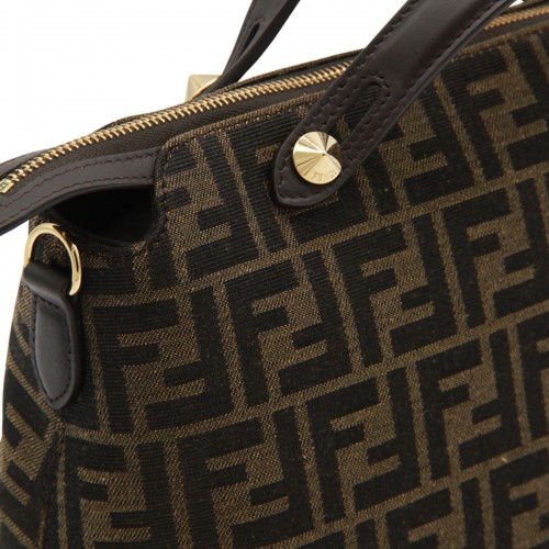 BROWN LEATHER BY THE WAY SOFT MEDIUM TOP HANDLE BAG