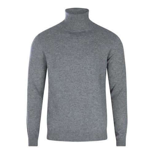 GREY CASHMERE KNITWEAR
