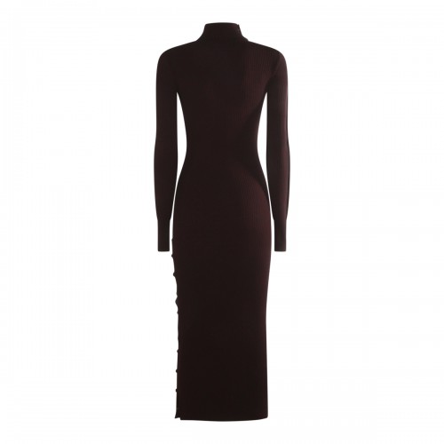 BURGUNDY DRESS