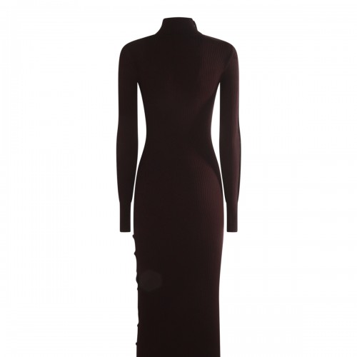 BURGUNDY DRESS