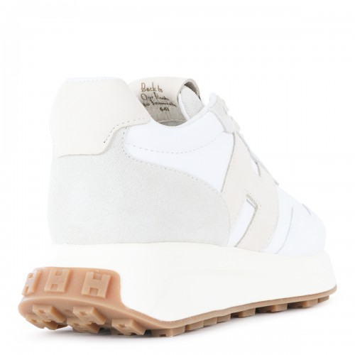 WHITE LEATHER SNEAKERS