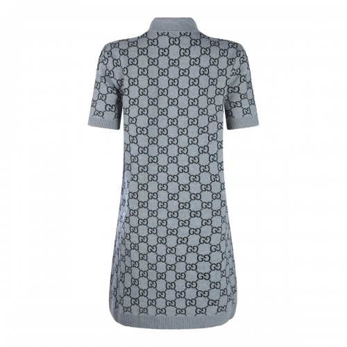 GREY AND BLACK WOOL DRESS 2
