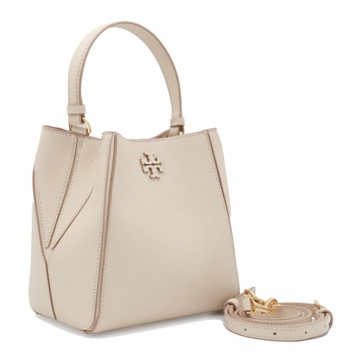 WHITE LEATHER SATCHEL