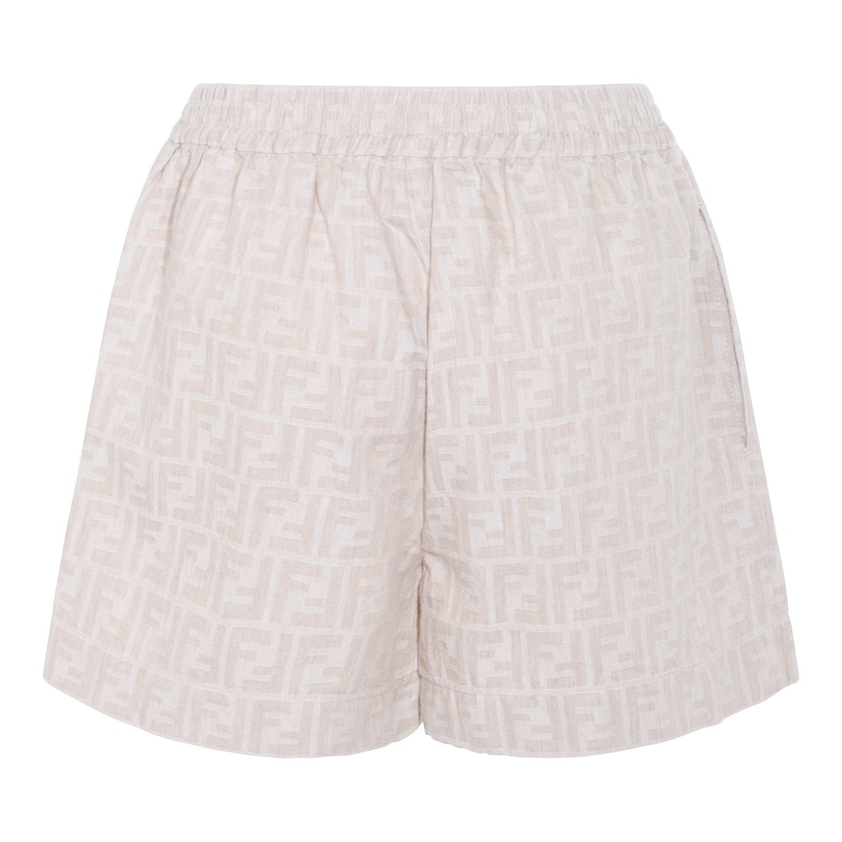 BEIGE COTTON SHORTS BEIGE COTTON SHORTS