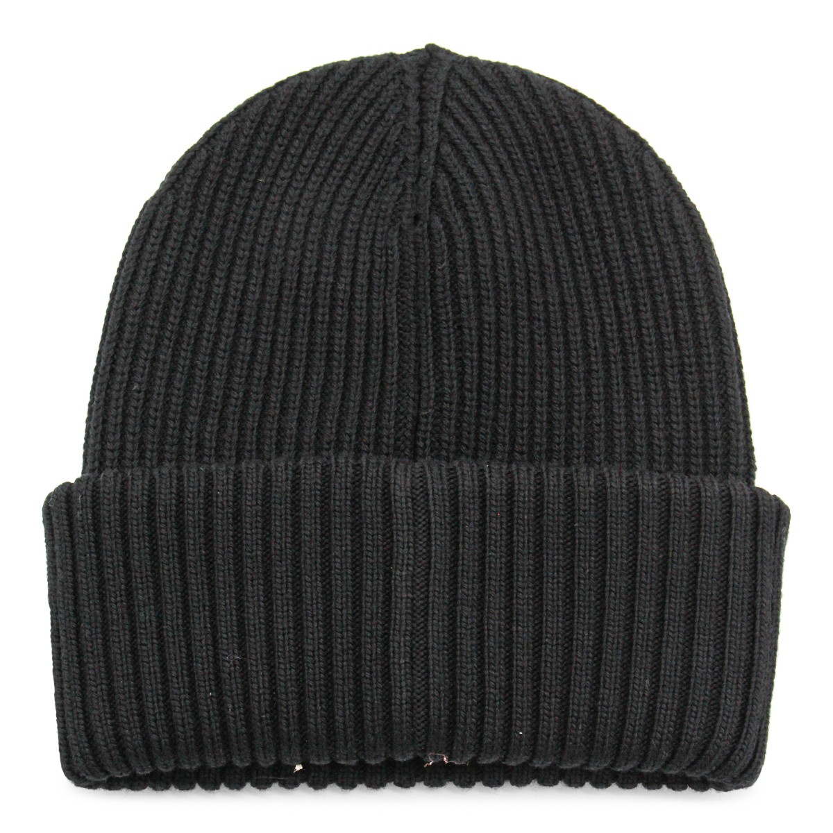 BLACK WOOL BEANIE